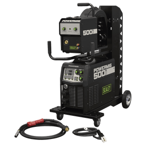 Sealey POWERMIG500I 500A Professional Gas/Gasless MIG/TIG/MMA Inverter Welder With Portable Wire Feeder 400V/3ph - POWERMIG500I - Sealey Tools UK - Trade Counter Direct