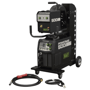 Sealey POWERMIG500I 500A Professional Gas/Gasless MIG/TIG/MMA Inverter Welder With Portable Wire Feeder 400V/3ph - POWERMIG500I - Sealey Tools UK - Trade Counter Direct