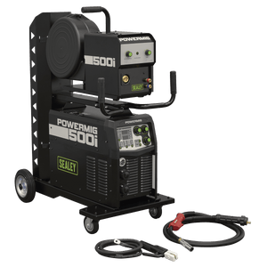 Sealey POWERMIG500I 500A Professional Gas/Gasless MIG/TIG/MMA Inverter Welder With Portable Wire Feeder 400V/3ph - POWERMIG500I - Sealey Tools UK - Trade Counter Direct