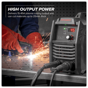 Sealey PP45DV Dual Voltage, 45A Plasma Cutter Inverter - PP45DV - Sealey Tools UK - Trade Counter Direct