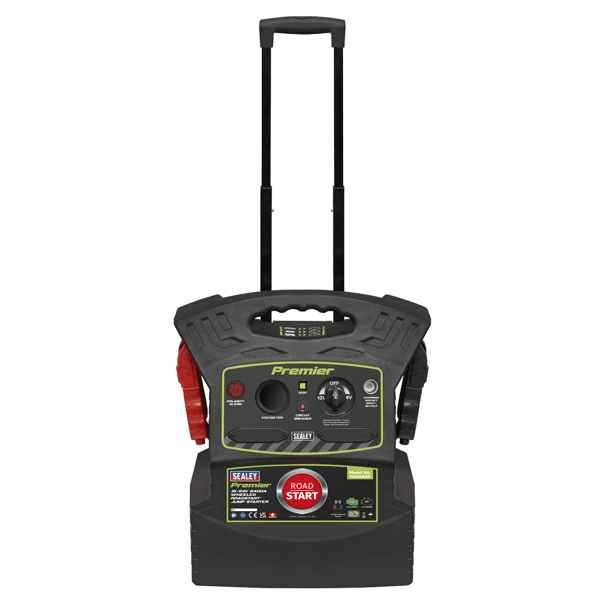 Sealey PRS6400 Premier 12/24V 6400A Wheeled RoadStart® Jump Starter - PRS6400 - Sealey Tools UK - Trade Counter Direct