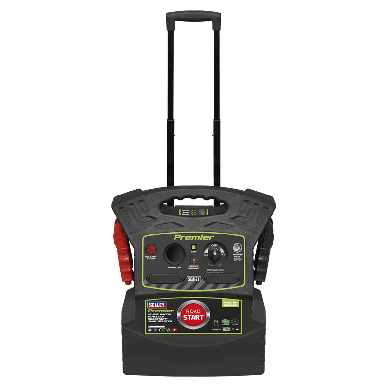 Sealey PRS6400 Premier 12/24V 6400A Wheeled RoadStart® Jump Starter - PRS6400 - Sealey Tools UK - Trade Counter Direct