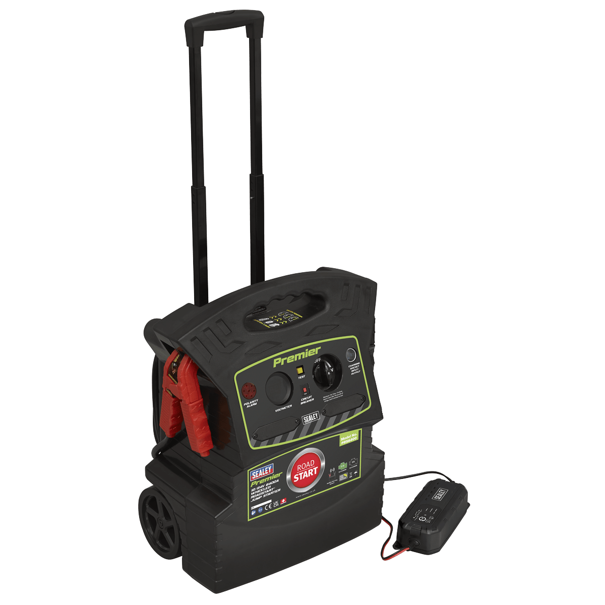Sealey PRS6400 Premier 12/24V 6400A Wheeled RoadStart® Jump Starter - PRS6400 - Sealey Tools UK - Trade Counter Direct