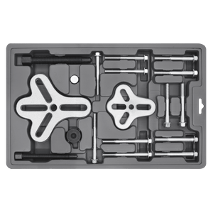 Sealey PS977 Steering Wheel & Harmonic Balancer Puller Set 18pc - PS977 - Sealey Tools UK - Trade Counter Direct