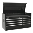 Sealey PTB104008 Premier™ Heavy-Duty Extra-Wide Topchest 8 Drawer 1040mm - Black - PTB104008 - Sealey Tools UK - Trade Counter Direct