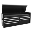 Sealey PTB141507 Premier™ Heavy-Duty Extra-Wide Topchest 7 Drawer 1415mm - Black - PTB141507 - Sealey Tools UK - Trade Counter Direct