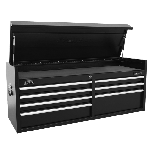 Sealey PTB141507 Premier™ Heavy-Duty Extra-Wide Topchest 7 Drawer 1415mm - Black - PTB141507 - Sealey Tools UK - Trade Counter Direct