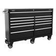 Sealey PTB143011 Rollcab 11 Drawer 1430mm Heavy - Duty Black - PTB143011 - Sealey Tools UK - Trade Counter Direct