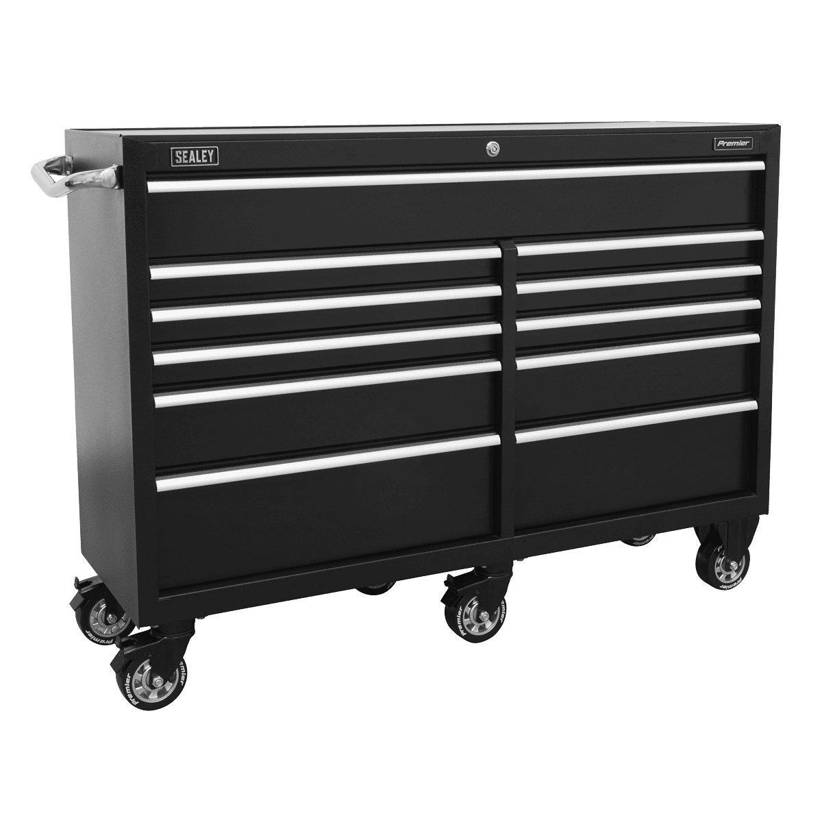 Sealey PTB143011 Rollcab 11 Drawer 1430mm Heavy - Duty Black - PTB143011 - Sealey Tools UK - Trade Counter Direct
