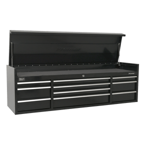Sealey PTB181510 Premier™ Heavy-Duty Extra-Wide Topchest 10 Drawer 1830mm - Black - PTB181510 - Sealey Tools UK - Trade Counter Direct