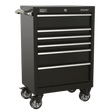 Sealey PTB67506 Premier™ Heavy-Duty Rollcab 6 Drawer 675mm - Black - PTB67506 - Sealey Tools UK - Trade Counter Direct