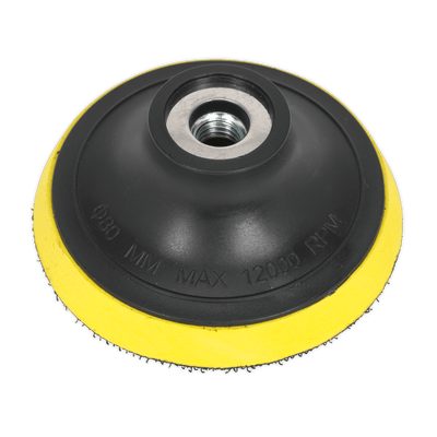 Sealey PTC75VM10 75mm Hook-and-Loop Backing Pad M10 x 1.5mm - PTC75VM10 - Sealey Tools UK - Trade Counter Direct