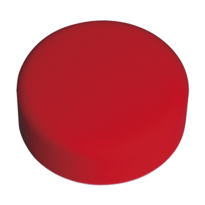 Sealey PTCCHV150R Buffing & Polishing Foam Head Hook - and - Loop Ø150 x 50mm Red/Ultra - Soft - PTCCHV150R - Sealey Tools UK - Trade Counter Direct
