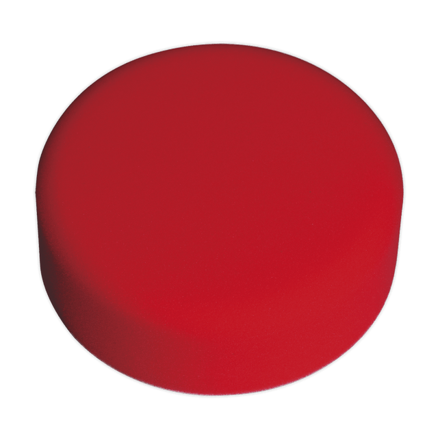 Sealey PTCCHV150R Buffing & Polishing Foam Head Hook - and - Loop Ø150 x 50mm Red/Ultra - Soft - PTCCHV150R - Sealey Tools UK - Trade Counter Direct