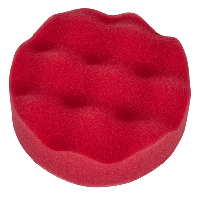 Sealey PTCCHW80R Hook-and-Loop Buffing & Polishing Foam Head 80 x 25mm - Red/Ultra-Soft - PTCCHW80R - Sealey Tools UK - Trade Counter Direct