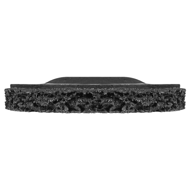 Sealey PTC/CW115DB 115 x 13mm Black Polycarbide Abrasive Strip Disc 22mm Bore - Display Box of 10 - PTC/CW115DB - Sealey Tools UK - Trade Counter Direct