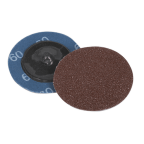 Sealey PTCQC5060 Quick - Change Sanding Disc Ø50mm 60Grit Pack of 10 - PTCQC5060 - Sealey Tools UK - Trade Counter Direct