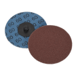 Sealey PTCQC7560 Quick - Change Sanding Disc Ø75mm 60Grit Pack of 10 - PTCQC7560 - Sealey Tools UK - Trade Counter Direct