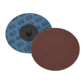 Sealey PTCQC7560 Quick - Change Sanding Disc Ø75mm 60Grit Pack of 10 - PTCQC7560 - Sealey Tools UK - Trade Counter Direct
