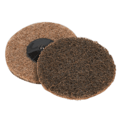 Sealey PTCQC75C Quick Change Preparation Pad 75mm, Coarse - Pack of 10 - PTCQC75C - Sealey Tools UK - Trade Counter Direct