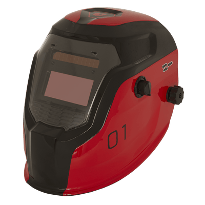 Sealey PWH1 Welding Helmet Auto Darkening - Shade 9 - 13 - Red - PWH1 - Sealey Tools UK - Trade Counter Direct