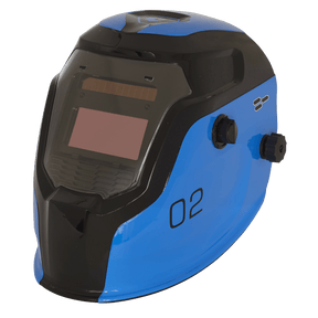 Sealey PWH2 Auto Darkening Welding Helmet - Shade 9 - 13 - Blue - PWH2 - Sealey Tools UK - Trade Counter Direct