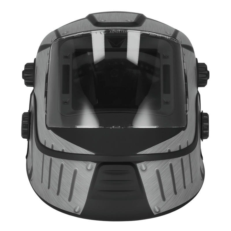 Sealey PWH603 Auto Darkening Solar Powered Flip-Up Welding Helmet Shade 9-13 - PWH603 - Sealey Tools UK - Trade Counter Direct