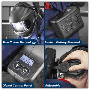 Sealey PWH618 Auto Darkening Welding Helmet with TH3 Powered Air Purifying Respirator (PAPR) - PWH618 - Sealey Tools UK - Trade Counter Direct
