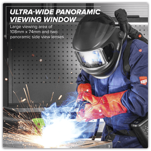 Sealey PWH618 Auto Darkening Welding Helmet with TH3 Powered Air Purifying Respirator (PAPR) - PWH618 - Sealey Tools UK - Trade Counter Direct