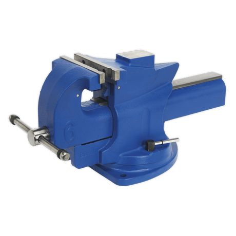 Sealey QAV150 Vice 150mm Quick Action Swivel Base Cast Iron - QAV150 - Sealey Tools UK - Trade Counter Direct