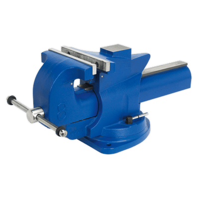 Sealey QAV200 Quick Action Cast Iron Vice with Swivel Base 200mm - QAV200 - Sealey Tools UK - Trade Counter Direct