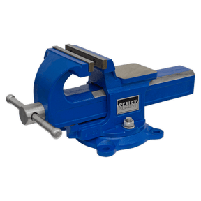 Sealey QAVE125 Vice 125mm Quick Action Swivel Base SG Iron - QAVE125 - Sealey Tools UK - Trade Counter Direct