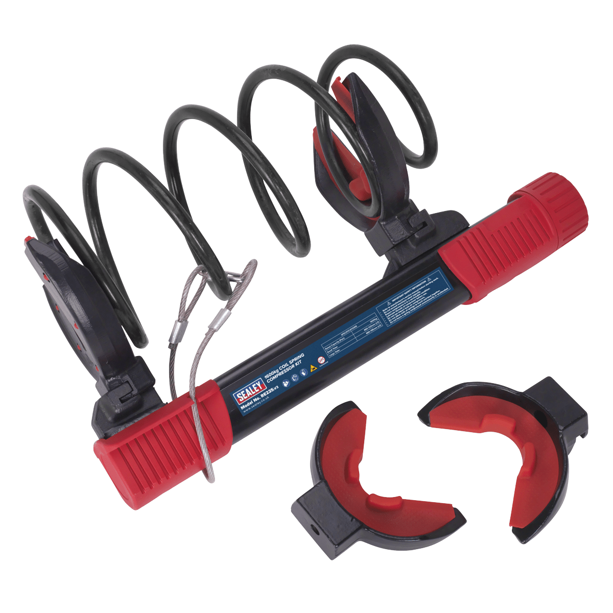 Sealey RE225 Coil Spring Compressor Kit 1600kg - RE225 - Sealey Tools UK - Trade Counter Direct