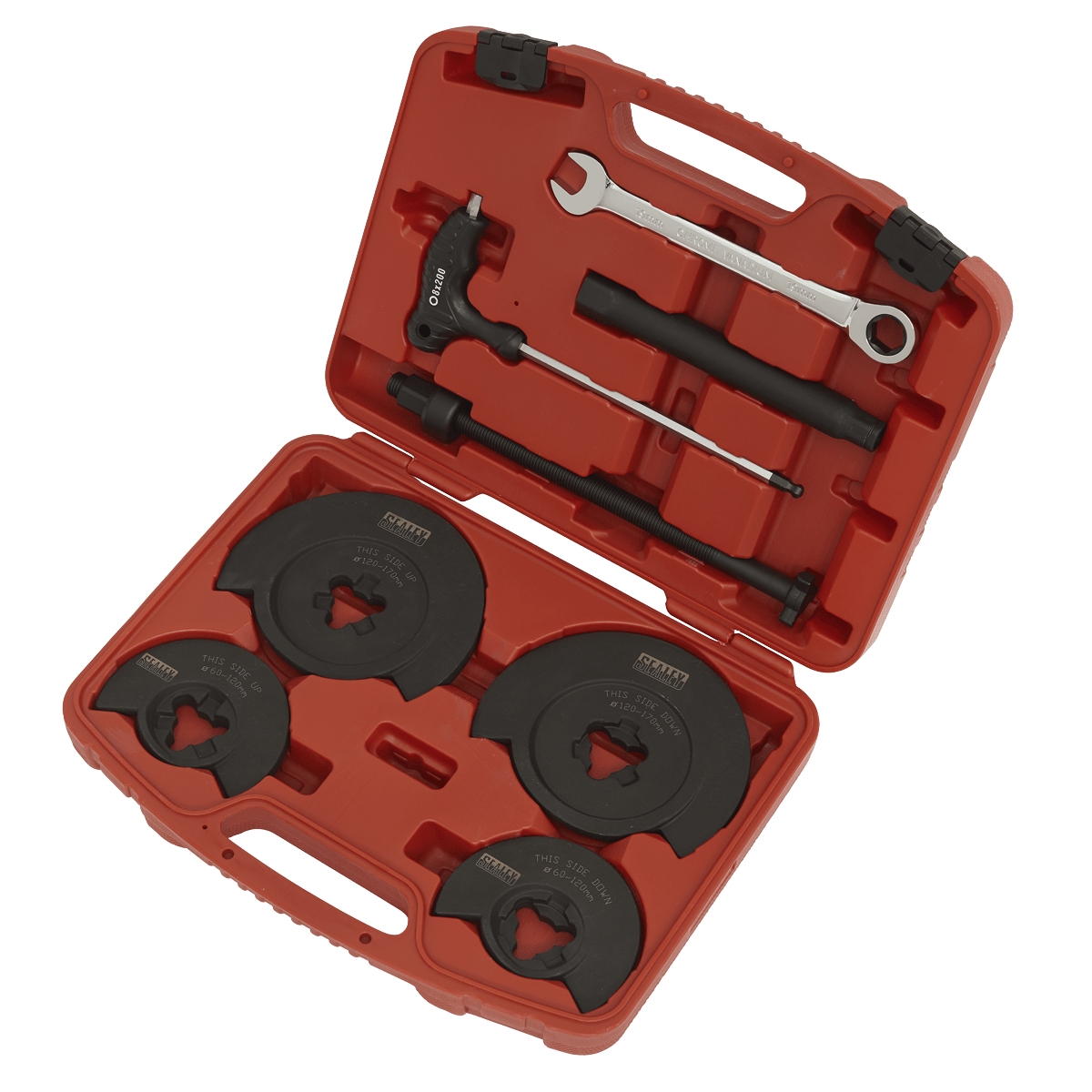 Sealey RE2281 Coil Spring Compressor for Wishbone Suspension 1000kg - RE2281 - Sealey Tools UK - Trade Counter Direct