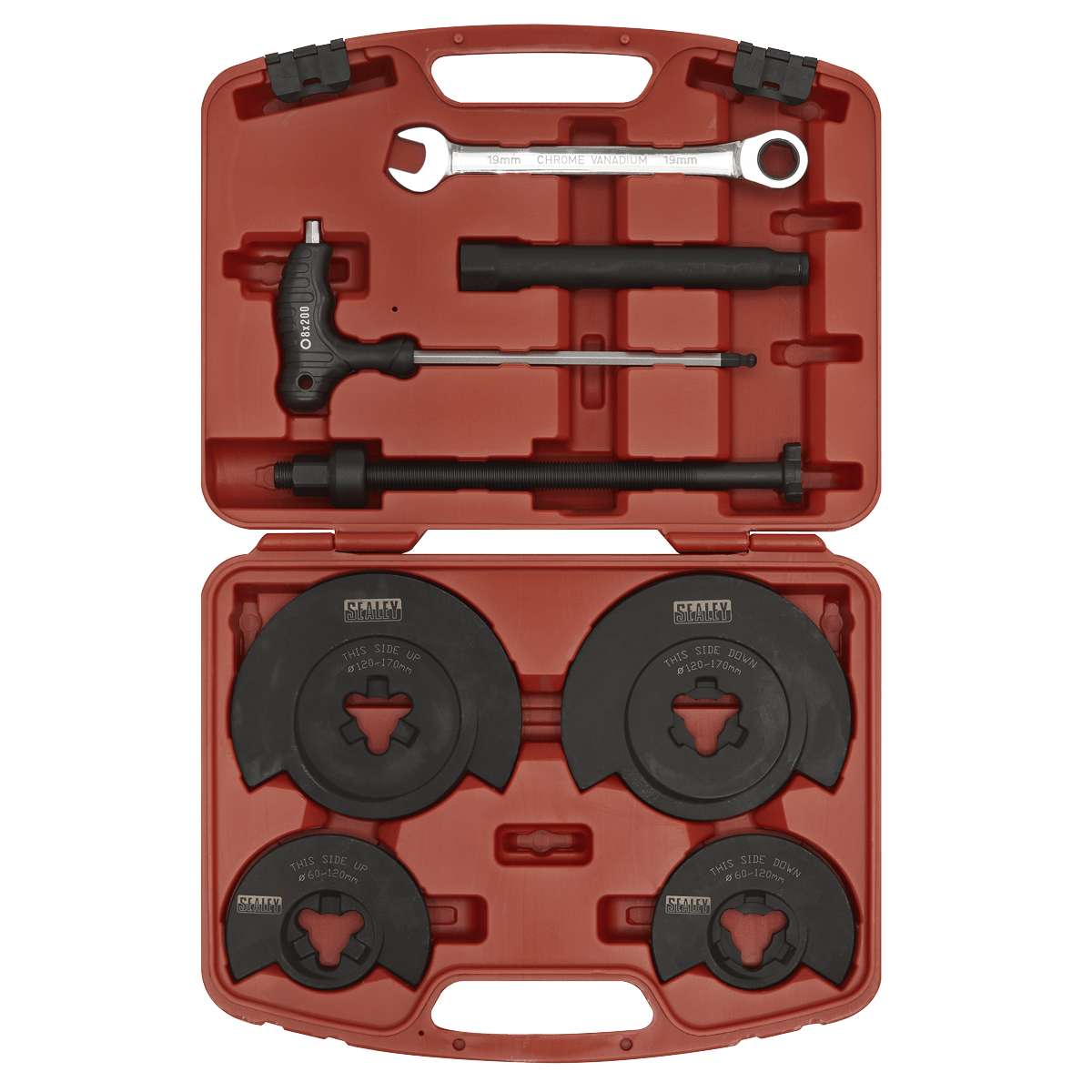 Sealey RE2281 Coil Spring Compressor for Wishbone Suspension 1000kg - RE2281 - Sealey Tools UK - Trade Counter Direct