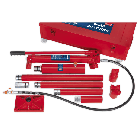 Sealey RE9720 Hydraulic Body Repair Kit 20tonne Snap Type - RE9720 - Sealey Tools UK - Trade Counter Direct