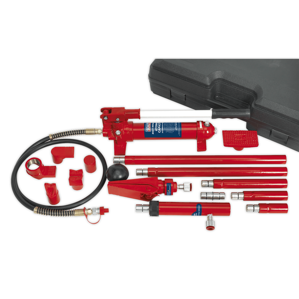 Sealey RE97/4 Hydraulic Body Repair Kit 4tonne Snap Type - RE97/4 - Sealey Tools UK - Trade Counter Direct