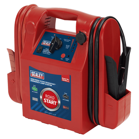 Sealey RS105 RoadStart Emergency Power Pack 12/24V 3200/1600 Peak Amps - Mobile Power Systems - SLY-12952 - Sealey Tools UK - Trade Counter Direct
