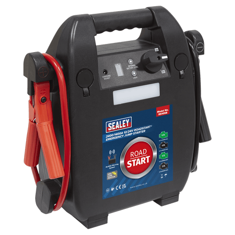 Sealey RS105B RoadStart® Emergency Jump Starter 12/24V 6L 8 - Cylinder - RS105B - Sealey Tools UK - Trade Counter Direct