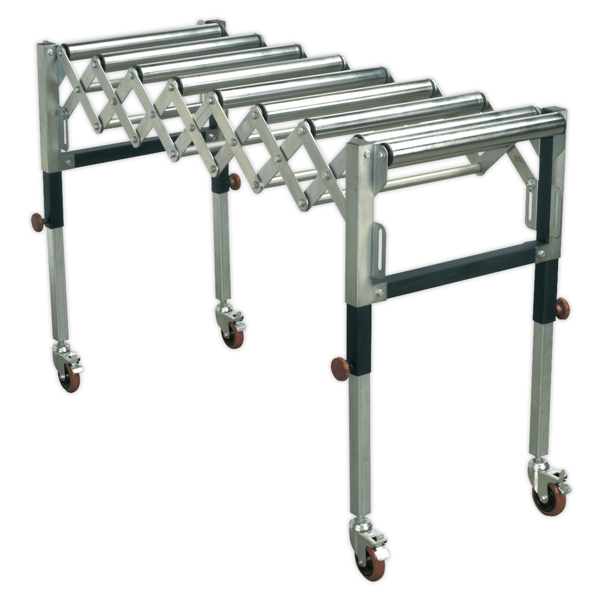 Sealey RS911F Adjustable Roller Stand 450 - 1300mm 130kg Capacity - RS911F - Sealey Tools UK - Trade Counter Direct