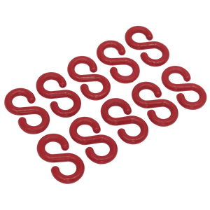 Sealey RSH10 Plastic Chain S-Hook - Pack of 10 - RSH10 - Sealey Tools UK - Trade Counter Direct