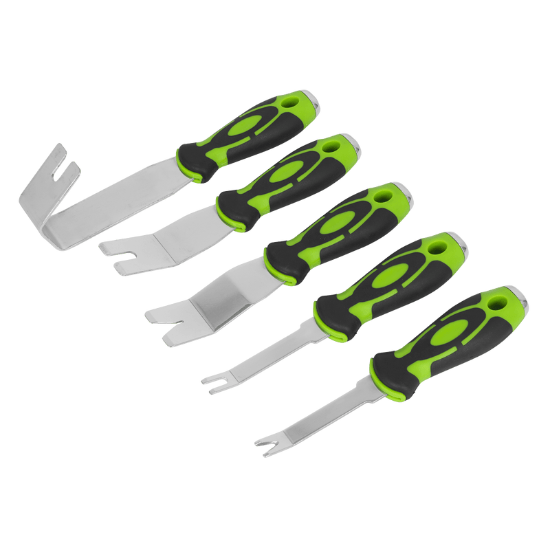 Sealey RT006 Door Panel & Trim Clip Removal Tool Set 5pc - RT006 - Sealey Tools UK - Trade Counter Direct
