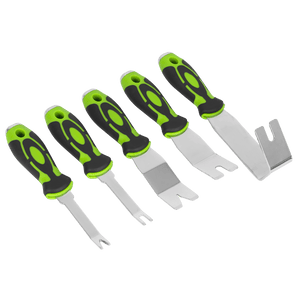 Sealey RT006 Door Panel & Trim Clip Removal Tool Set 5pc - RT006 - Sealey Tools UK - Trade Counter Direct