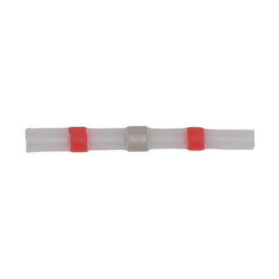 Sealey RTSSB25 Heat Shrink Butt Connector Solder Terminal 22 - 18 AWG Red Pack of 25 - RTSSB25 - Sealey Tools UK - Trade Counter Direct