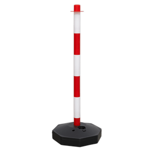 Sealey RWPB01 Red/White Post with Base - RWPB01 - Sealey Tools UK - Trade Counter Direct