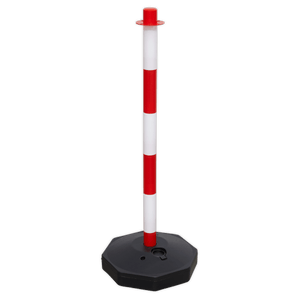 Sealey RWPB01 Red/White Post with Base - RWPB01 - Sealey Tools UK - Trade Counter Direct