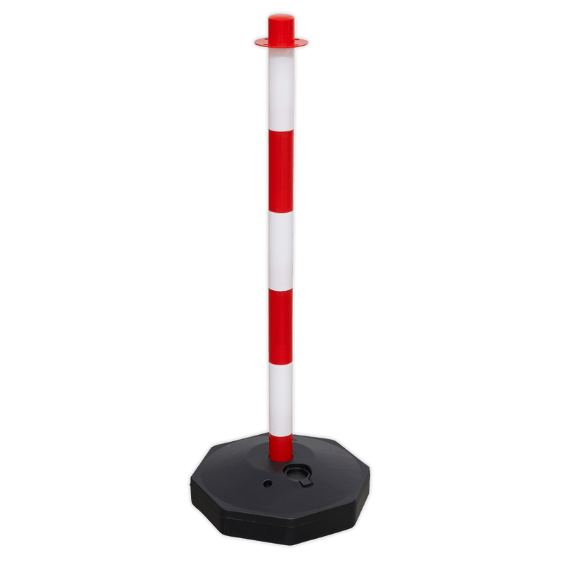 Sealey RWSBKIT Post & Chain Kit 25m - Red/White - RWSBKIT - Sealey Tools UK - Trade Counter Direct