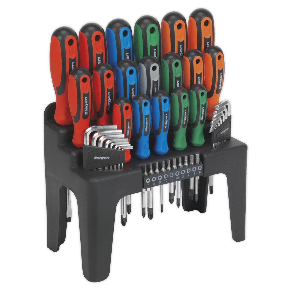 Sealey S01090 Screwdriver, Hex Key & Bit Set 44pc - S01090 - Sealey Tools UK - Trade Counter Direct