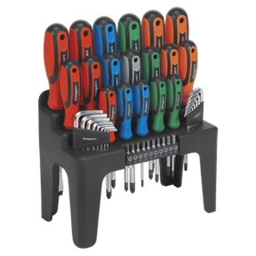 Sealey S01090 Screwdriver, Hex Key & Bit Set 44pc - S01090 - Sealey Tools UK - Trade Counter Direct