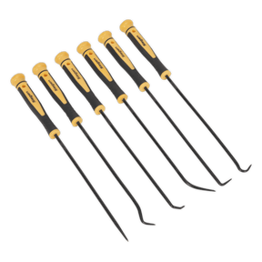Sealey S01104 Pick & Hook Set 6pc Extra - Long - S01104 - Sealey Tools UK - Trade Counter Direct